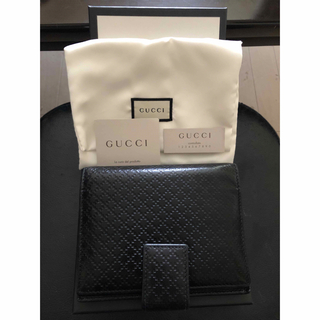 グッチ(Gucci)のセール価格🌟美品⭐️ お箱付き⭐️GUCCI手帳ケース　ブラック(手帳)