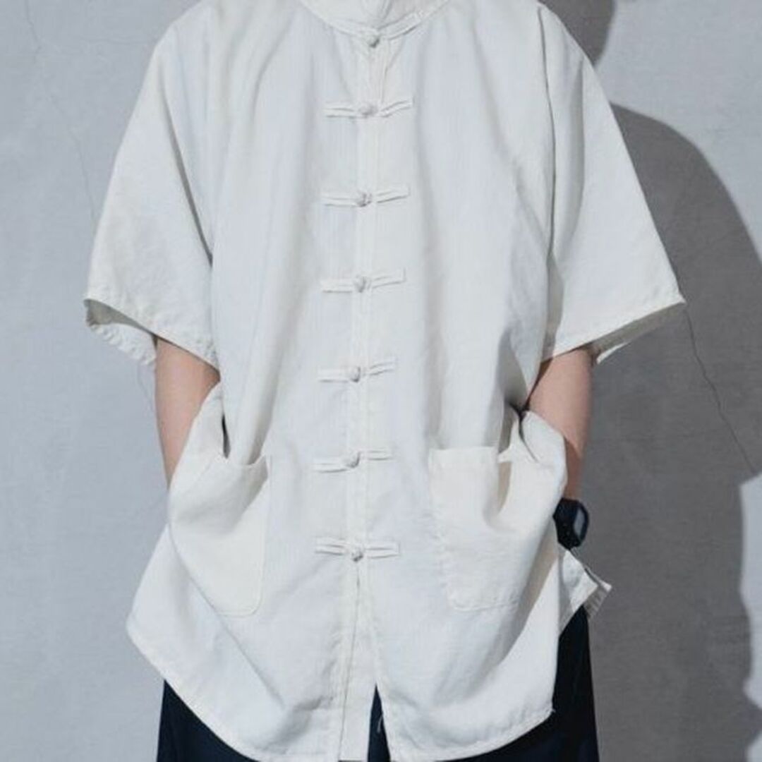 NAISSANCE CHINA HS SHIRT 半袖 チャイナシャツ Lシャツ