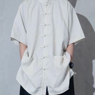 NAISSANCE - NAISSANCE CHINA HS SHIRT 半袖 チャイナシャツ L