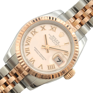 ロレックス(ROLEX)のロレックス ROLEX デイトジャスト26 179171 ピンクゴールド K18PG/SS 自動巻き レディース 腕時計(腕時計)