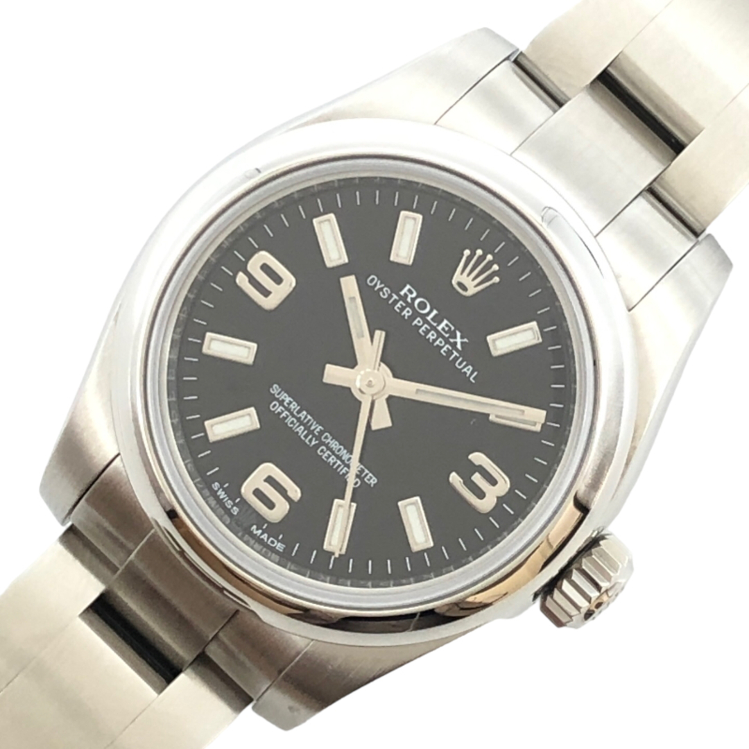 ロレックス ROLEX オイスターパーペチュアル26 176200 シルバー SS 自動巻き レディース 腕時計