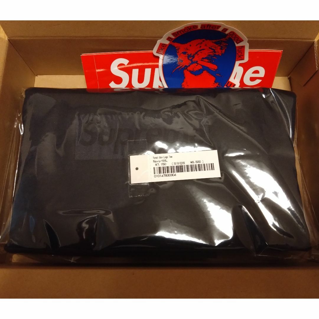 Supreme - Supreme Tonal Box Logo Tee Navy XXLの通販 by tktk2468's ...