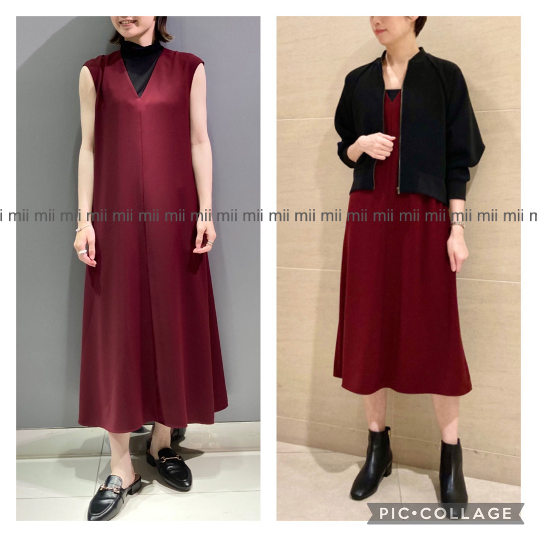 ✤2022FW theory luxe セオリーリュクス HUDSONワンピース - ロング