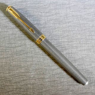 パーカー(Parker)の【美品 送料込み】パーカー 万年筆 ソネット シルバー９２５ プレシャス シズレ(ペン/マーカー)