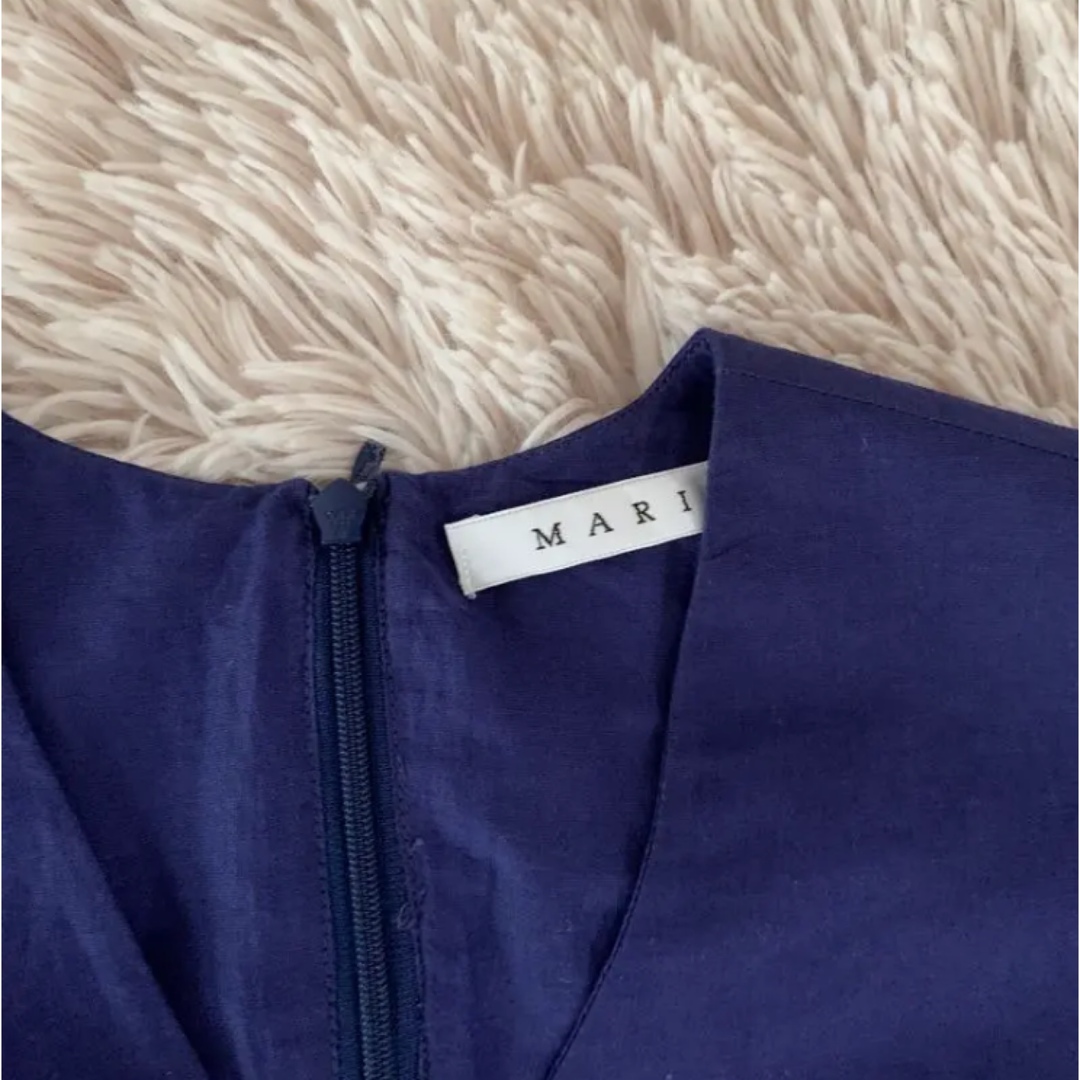 Demi-Luxe BEAMS(デミルクスビームス)のMARIHA 春の月のドレス サイズ38 ネイビー レディースのワンピース(ロングワンピース/マキシワンピース)の商品写真