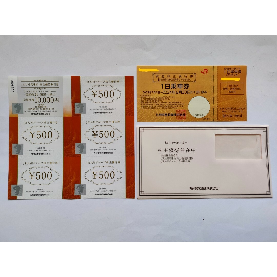 JR(ジェイアール)のJR九州　株主優待券 チケットの優待券/割引券(その他)の商品写真