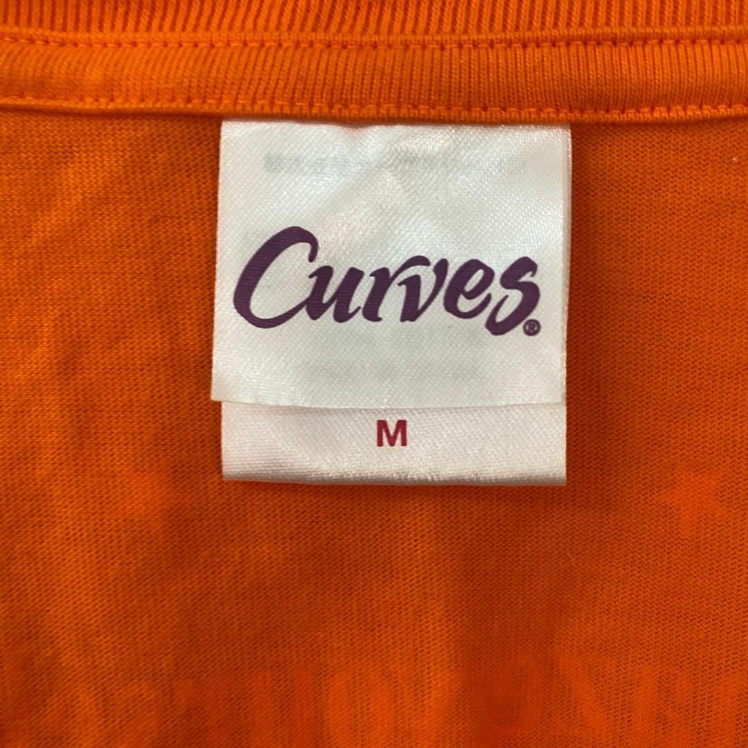 Curves Tシャツ　Vネック メンズ　レディース　[ M ] メンズのトップス(Tシャツ/カットソー(半袖/袖なし))の商品写真