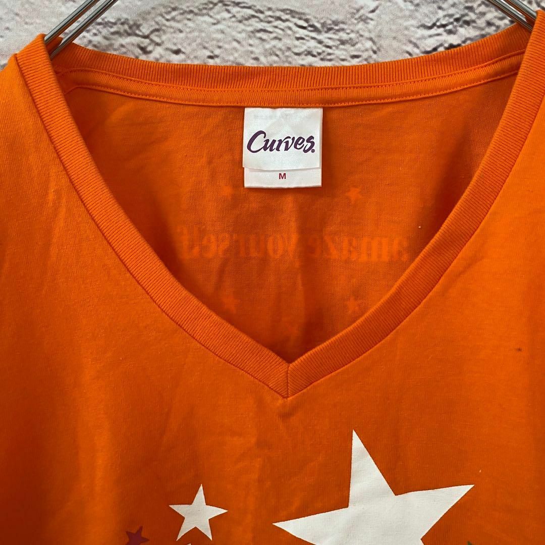 Curves Tシャツ　Vネック メンズ　レディース　[ M ] メンズのトップス(Tシャツ/カットソー(半袖/袖なし))の商品写真