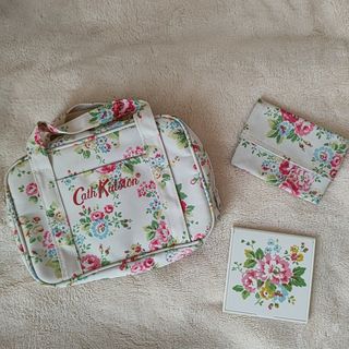 キャスキッドソン(Cath Kidston)のCathKidston ポーチ、折りたたみミラー、ティッシュケース 3点セット(ポーチ)