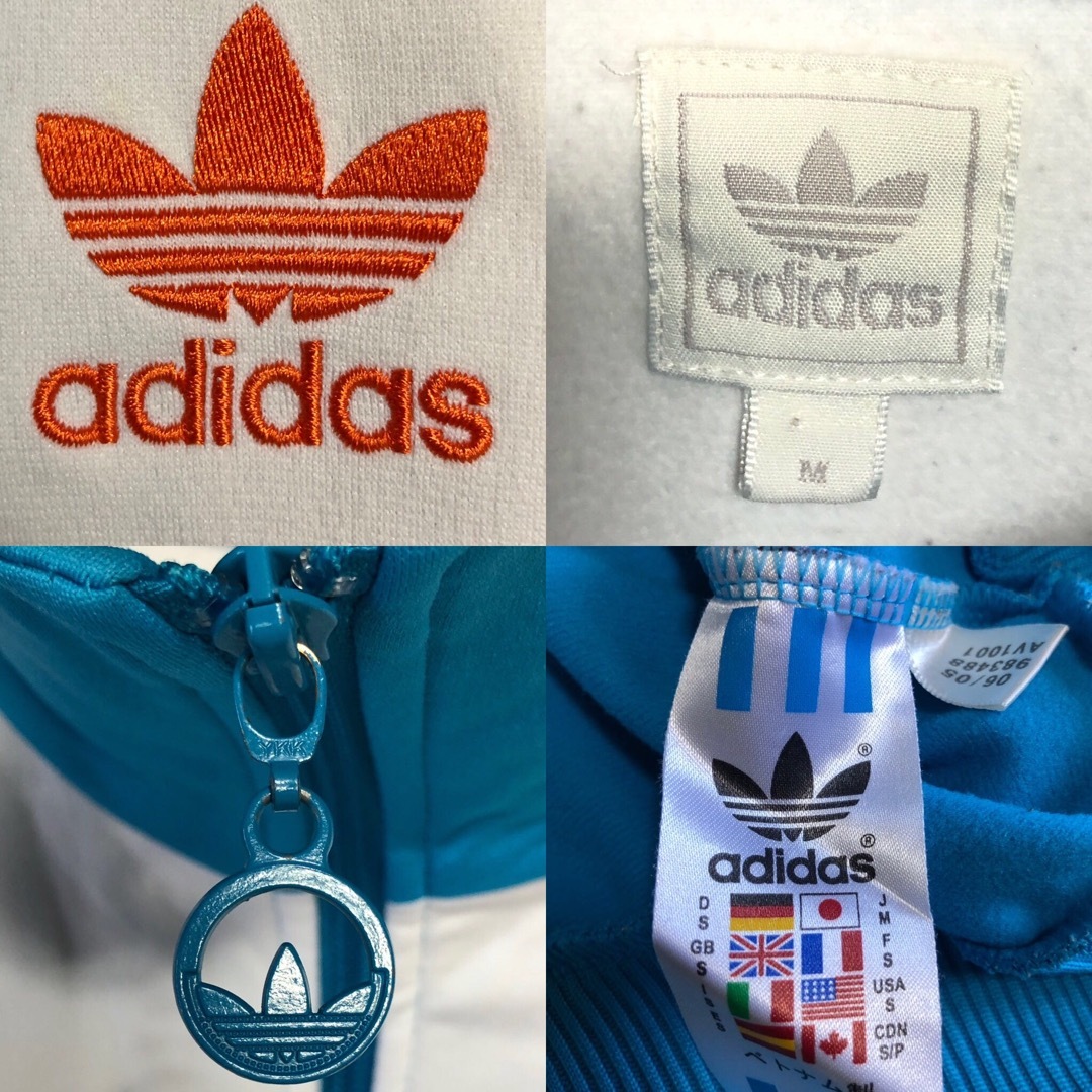 Originals（adidas）(オリジナルス)のadidas⭐️FLORIDA トラックジャケット M 刺繍トレファイル ブルー メンズのトップス(ジャージ)の商品写真