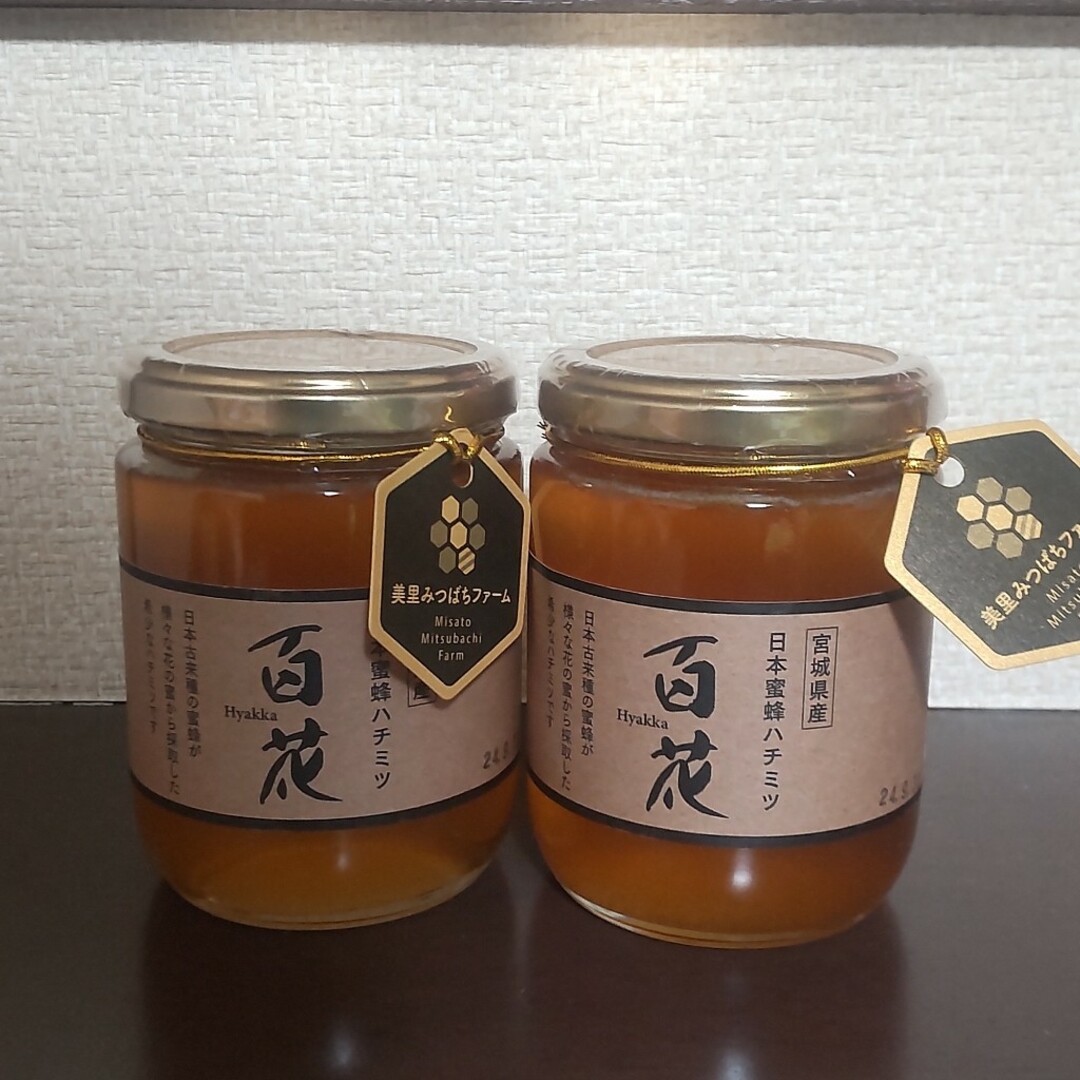 最終値下げ　国産蜂蜜　宮城県産　日本みつばち蜂蜜　非加熱　まとめて2本　送料込み
