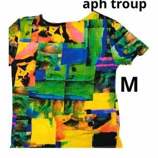 aph troup イエロー系　Tシャツ　M　半袖(Tシャツ/カットソー(半袖/袖なし))