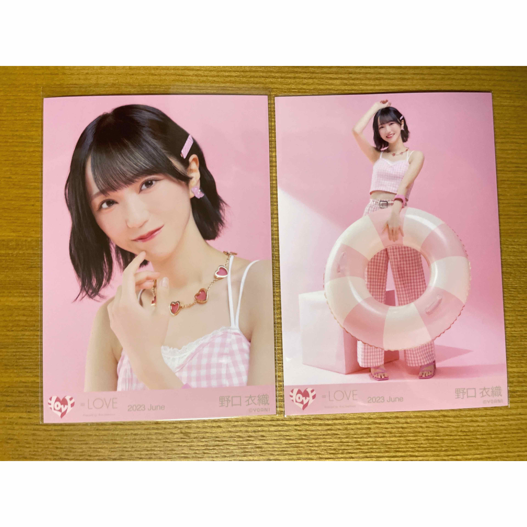 野口衣織 生写真 ナツマトペ ジャケット衣装 セミコンの通販 by m|ラクマ