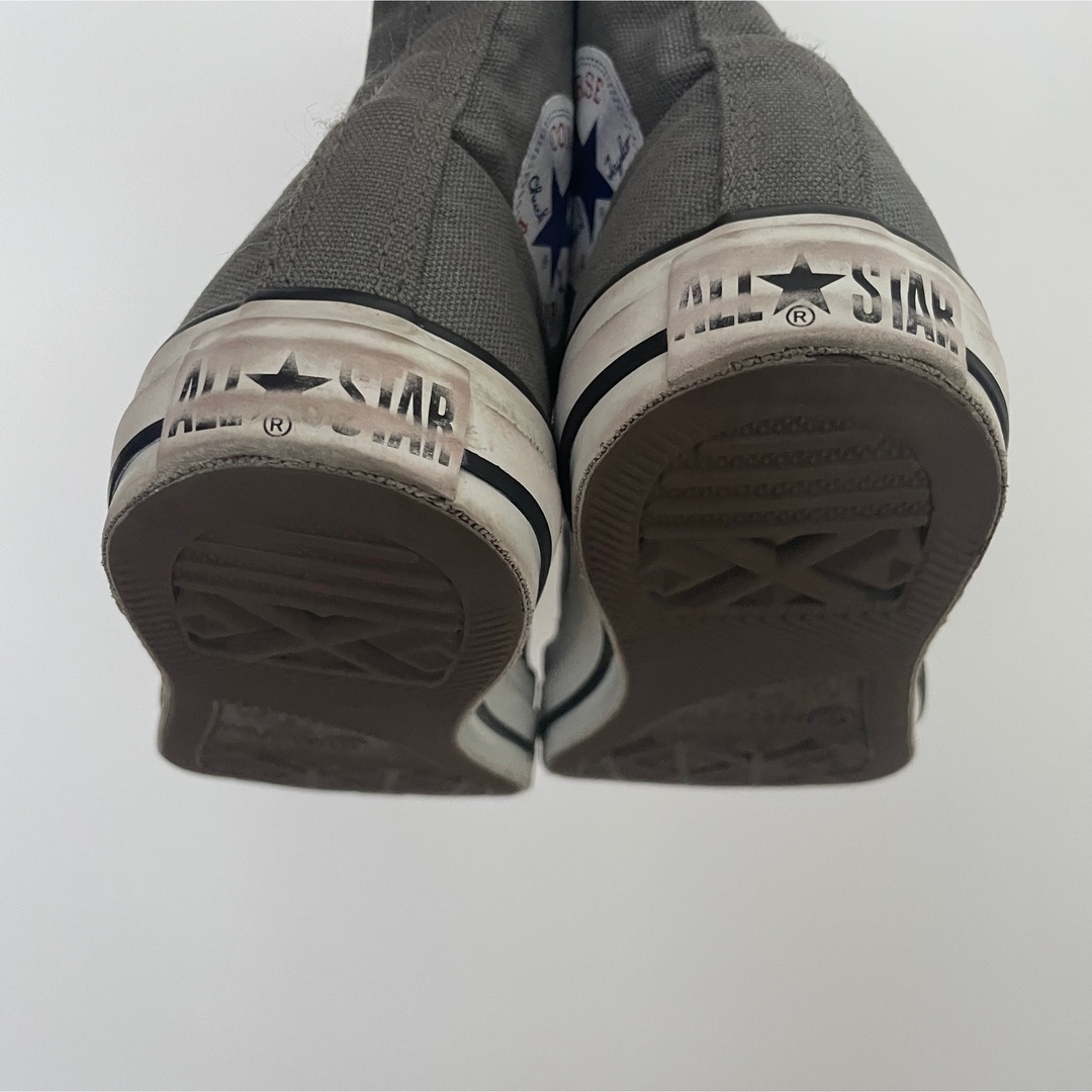 コンバース  オールスター　ハイカット  24.5 グレー レディースの靴/シューズ(スニーカー)の商品写真