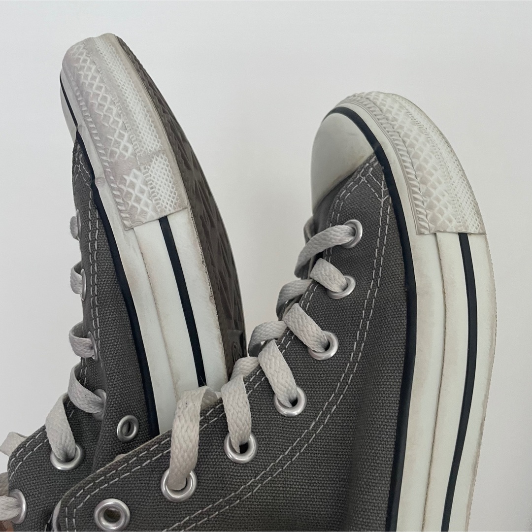 コンバース  オールスター　ハイカット  24.5 グレー レディースの靴/シューズ(スニーカー)の商品写真