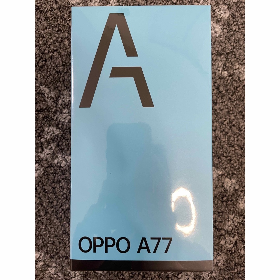 OPPO A77 ブルー SIMフリー