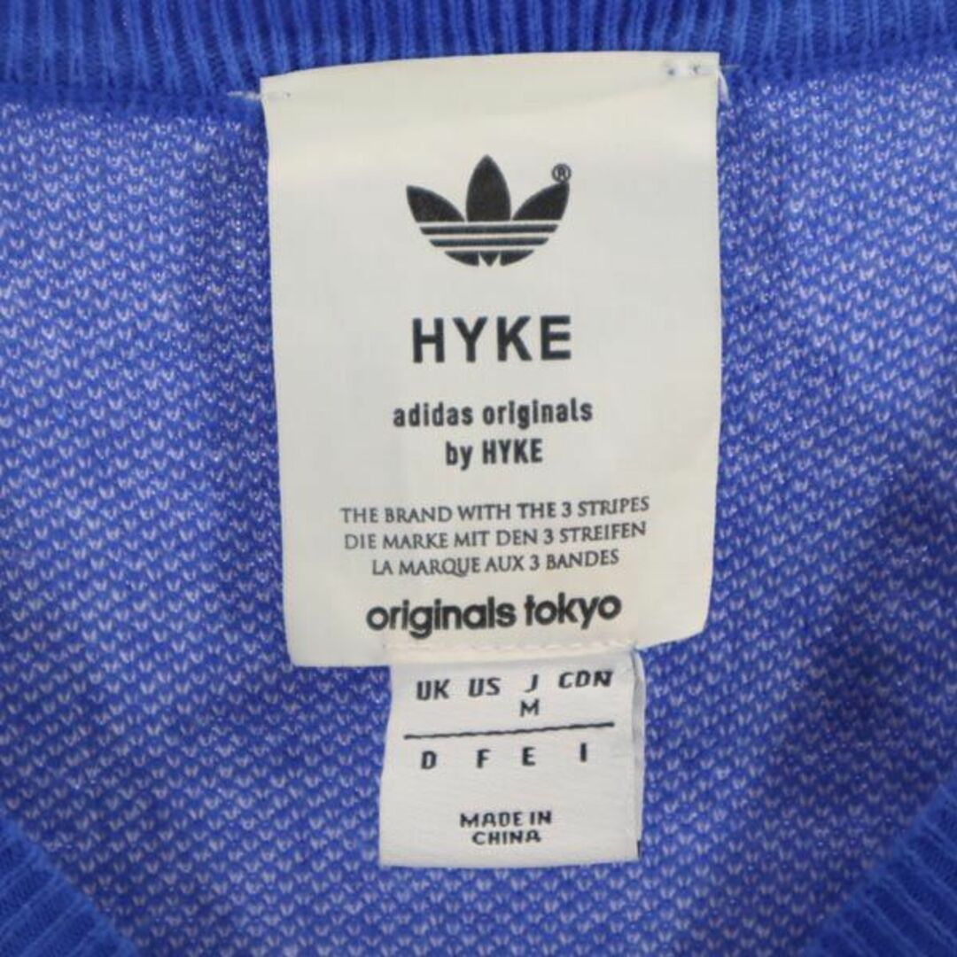 アディダスオリジナルス ハイク トレフォイルロゴ 半袖 Tシャツ M ブルー系 adidas Originals HYKE メンズ   【230702】
