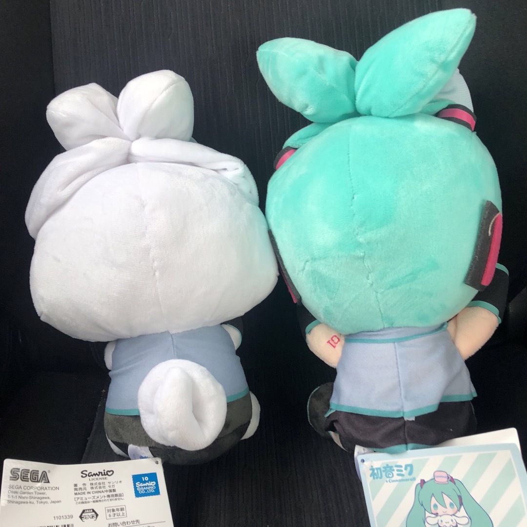 初音ミク×シナモロール Mぬいぐるみ 2点セット 1