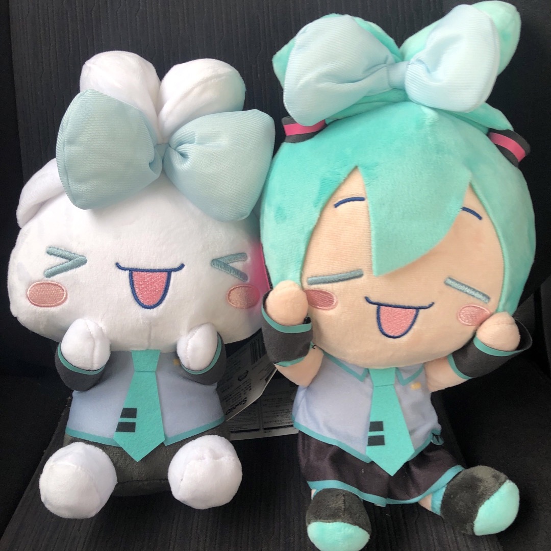 初音ミク×シナモロール Mぬいぐるみ 2点セット