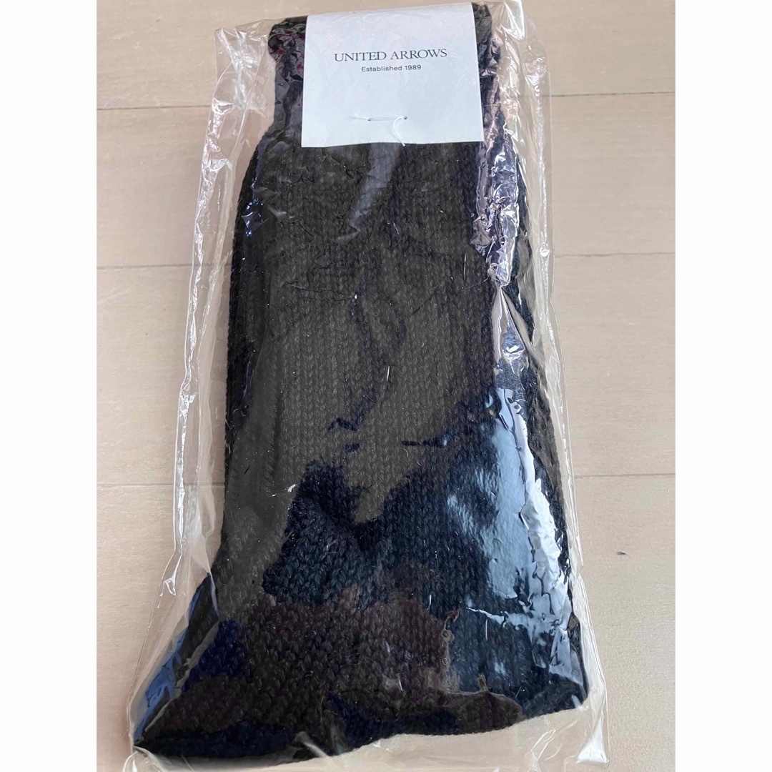 UNITED ARROWS(ユナイテッドアローズ)の◆『新品』UNITED ARROWS  RIB  SOCKS  BLACK◆ メンズのレッグウェア(ソックス)の商品写真