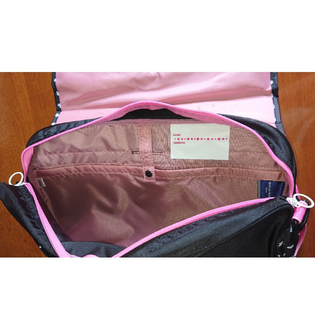 3WAYバッグ ACE ピンク ドット ハート 女の子 ボストン リュック キッズ/ベビー/マタニティのこども用バッグ(リュックサック)の商品写真