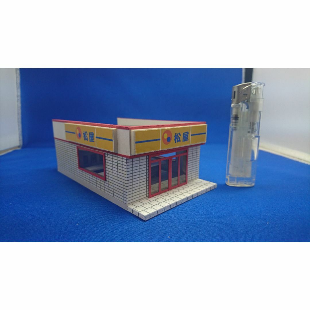 ◇オリジナル店舗建築模型05◇スケール1/87 HOゲージインテリア　鉄道模型