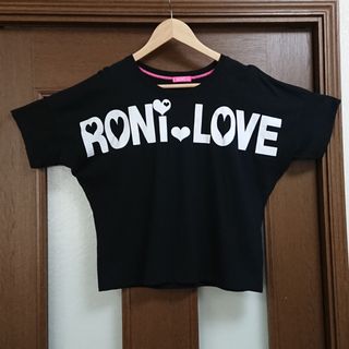 ロニィ(RONI)のロニィ　Lサイズ　半袖　Tシャツ　ブラック　140　150　160　女の子(Tシャツ/カットソー)