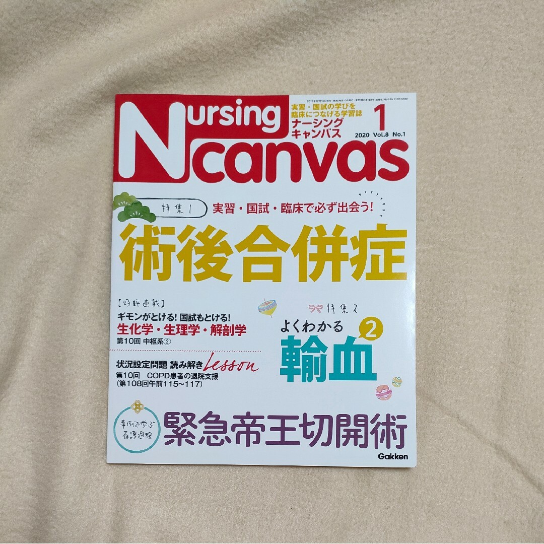 Nursing Canvas (ナーシング・キャンバス) 2020年 01月号 エンタメ/ホビーの雑誌(専門誌)の商品写真