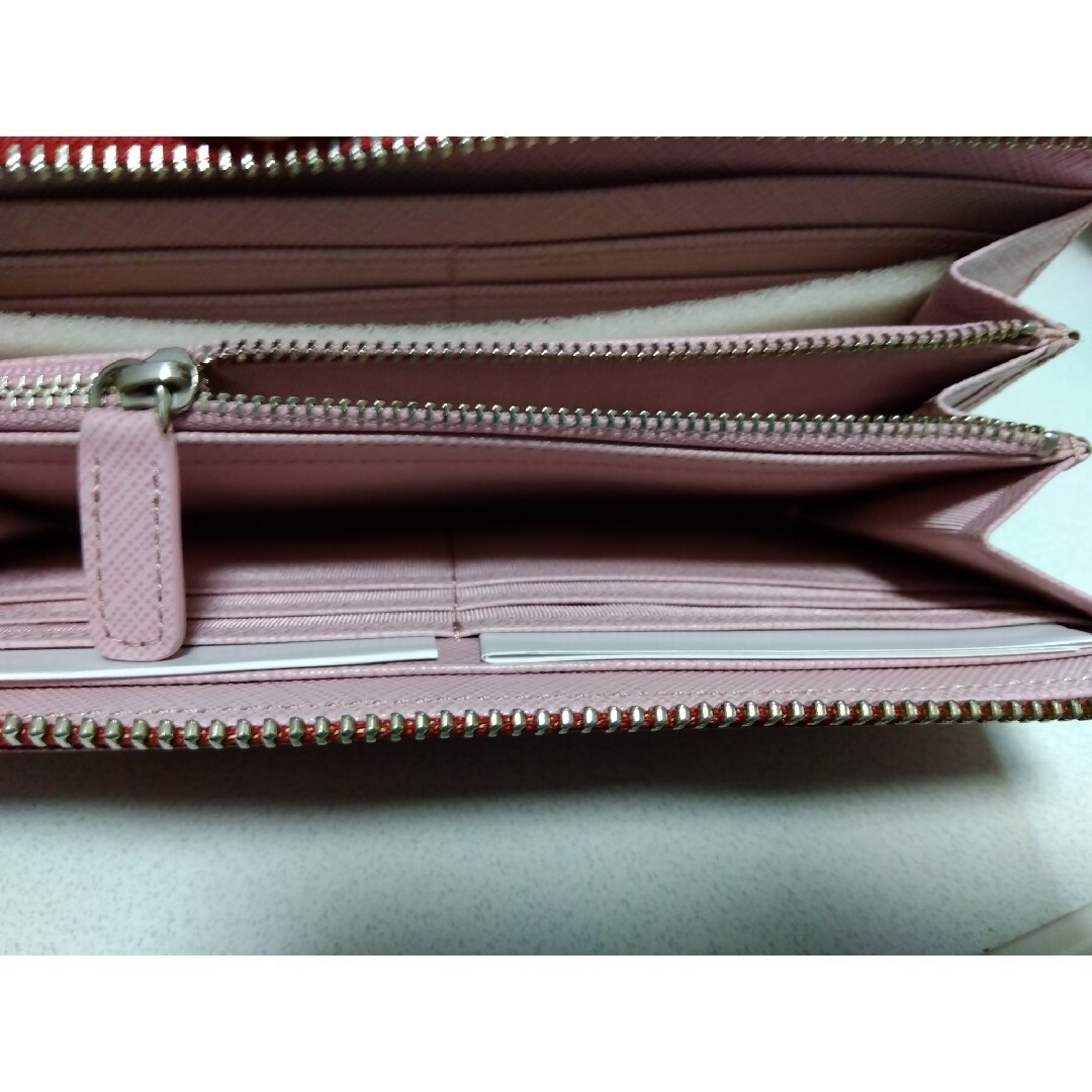 agnes b.(アニエスベー)のアニエスベー　長財布　ロングウォレット　赤　ピンクYW11-02 レディースのファッション小物(財布)の商品写真