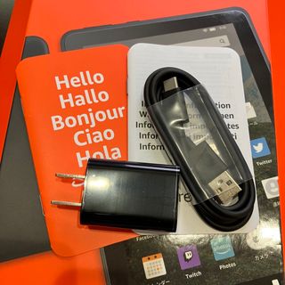 アマゾン(Amazon)のFire HD 純正　充電ケーブル(タブレット)