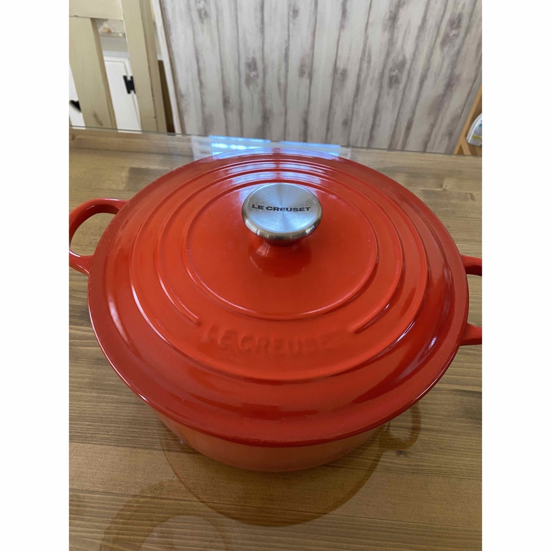 新品未使用】Le Creuset ル・クルーゼ 両手鍋 ＆ラムカン 2点セット