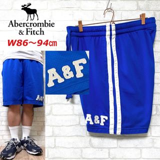 アバクロンビーアンドフィッチ(Abercrombie&Fitch)のAbercrombie&Fitch アバクロ メッシュハーフパンツ サイドライン(ショートパンツ)