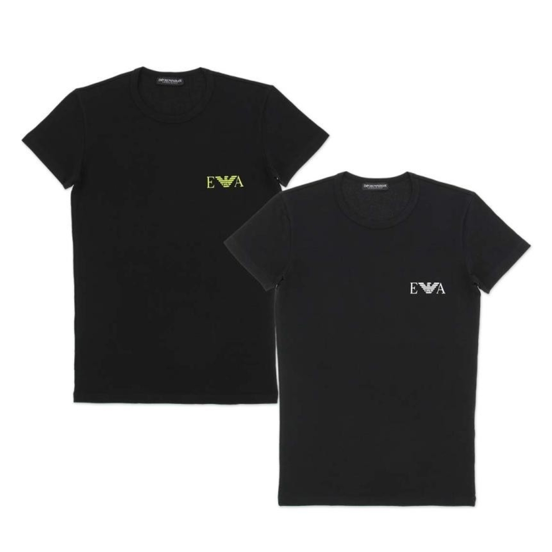 ブラックセットサイズ【2枚】EMPORIO ARMANI Tシャツ 54037151 S