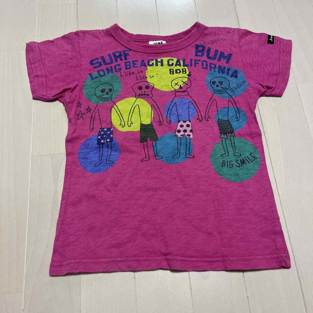 JUNK STORE(ジャンクストアー)のTシャツ　２枚セット　ジャンクストア　H&M ピンク　ディズニー　120 キッズ/ベビー/マタニティのキッズ服女の子用(90cm~)(Tシャツ/カットソー)の商品写真