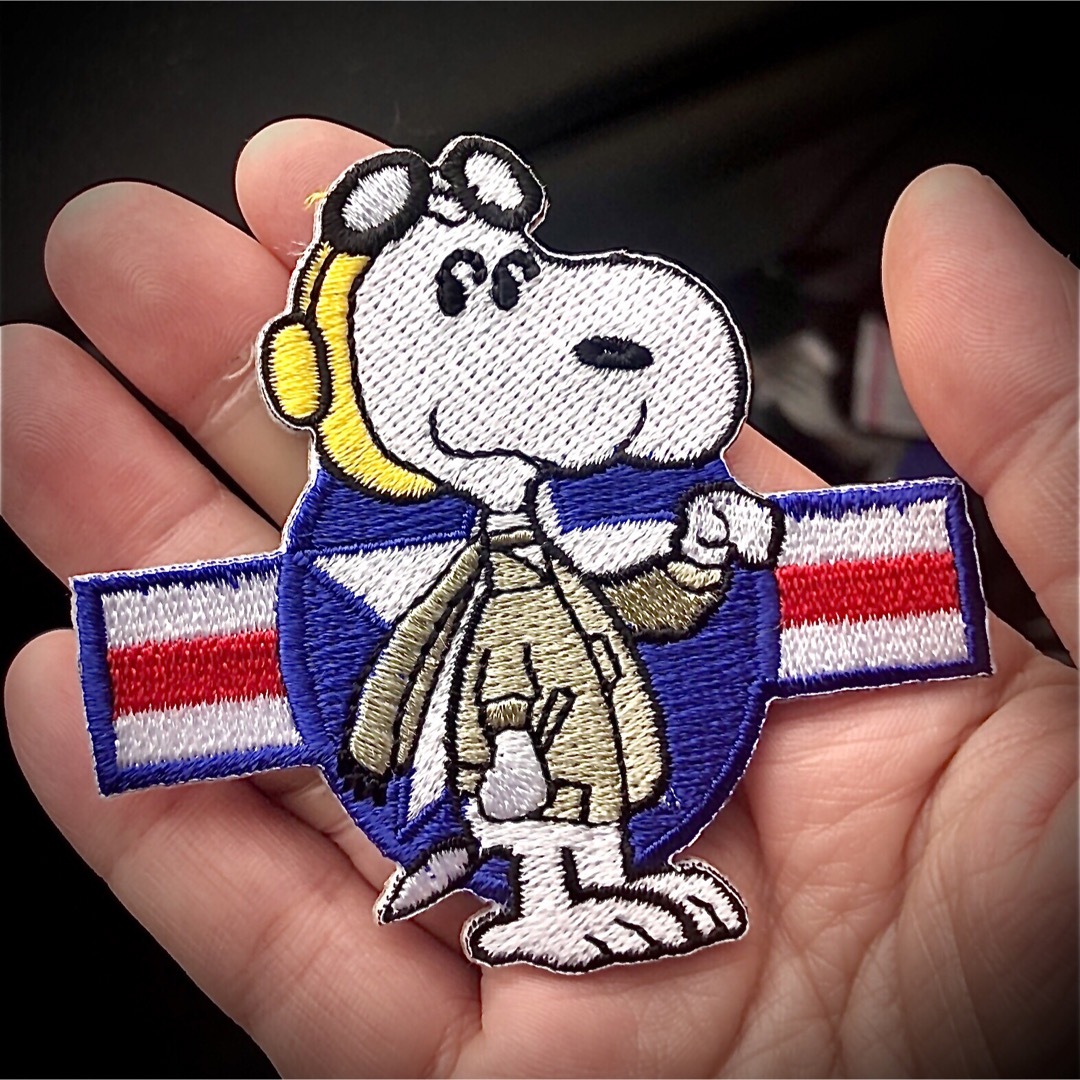 SNOOPY(スヌーピー)の新作◉レア★アーミー◆メンズ⭐︎ゴーグル♩スヌーピー●ワッペン□フライングエース エンタメ/ホビーのミリタリー(個人装備)の商品写真