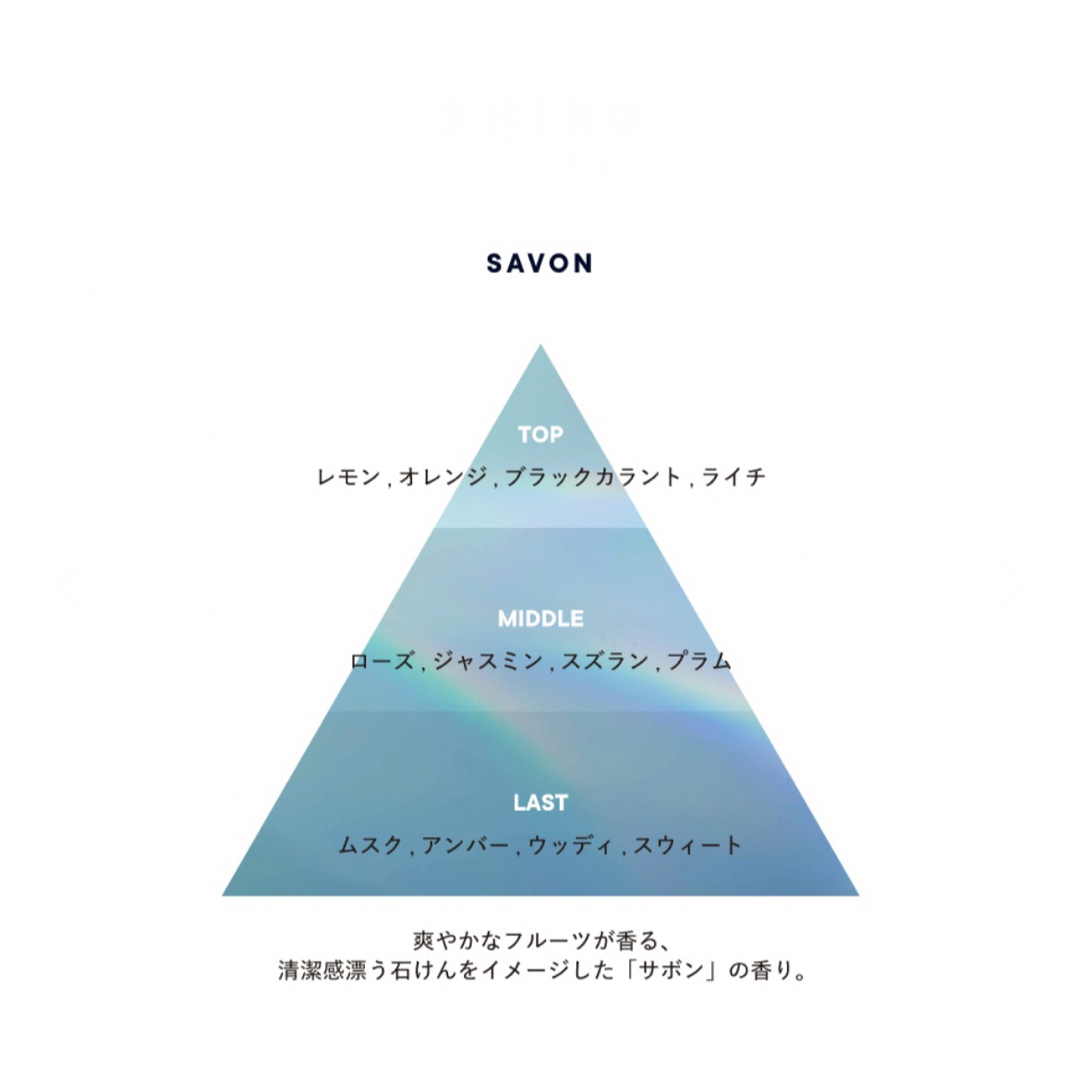 shiro(シロ)の【匿名配送】SHIRO SAVON サボン 1.5ml 【即日発送】 コスメ/美容の香水(ユニセックス)の商品写真