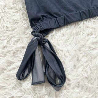 René - 美品✨Rene セットアップ リボン スカート インディゴ