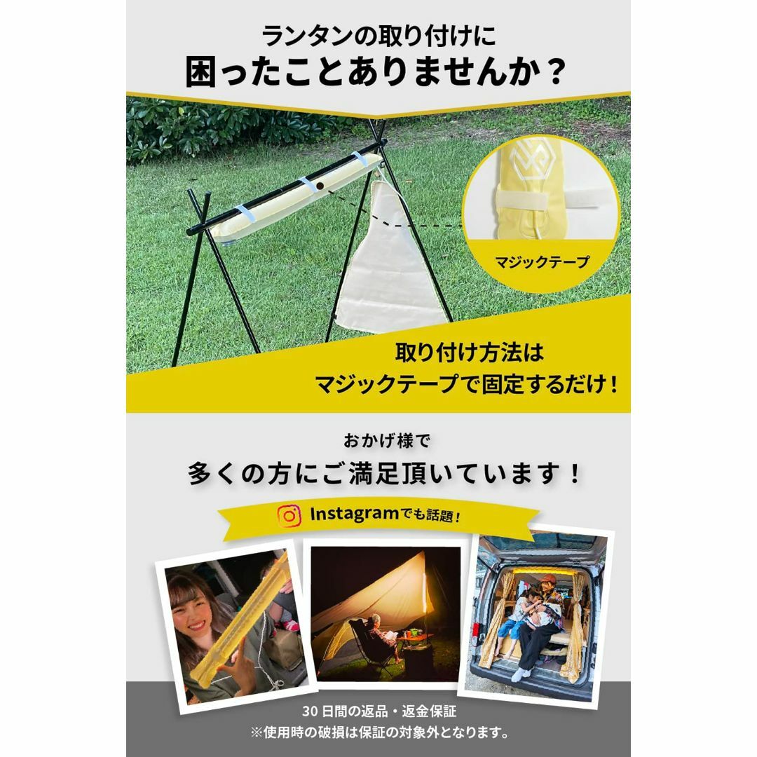 outstand エアーチューブライト LEDランタン 暖色 LEDライト キャの通販 by SKYshop|ラクマ エアーチューブライト Lサイズ 折り畳めて 持ち運べる LEDランタン