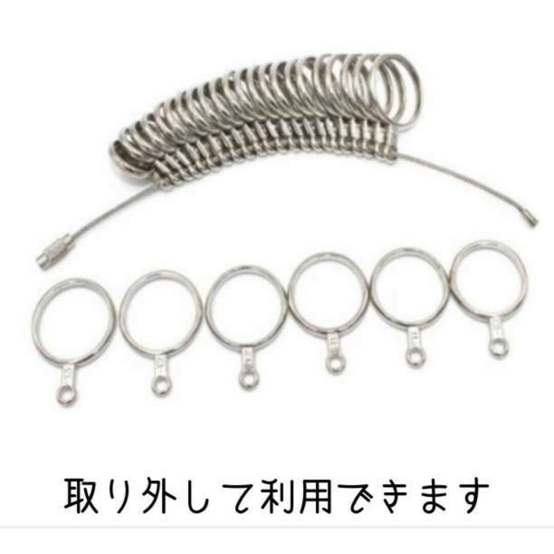 指輪 計測 リングゲージ 日本規格 1〜28号 金属 プロ仕様  ハンドメイドに レディースのアクセサリー(リング(指輪))の商品写真