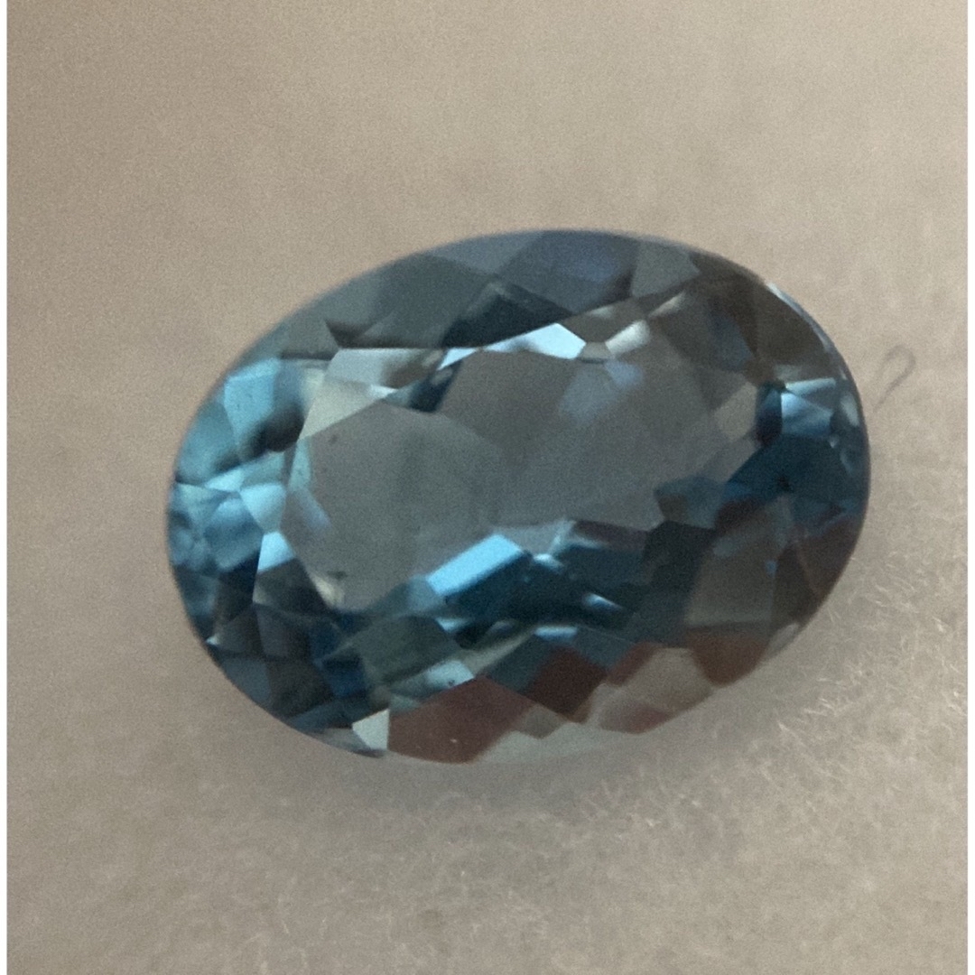 レディース⭐️大粒の潤いサンタマリア⭐️サンタマリアアクアマリンルース　1.1ct