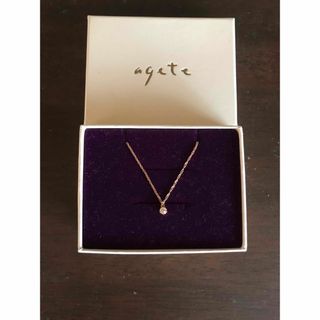 agete 18K ダイヤモンドネックレス 2021年限定BOX付き | www