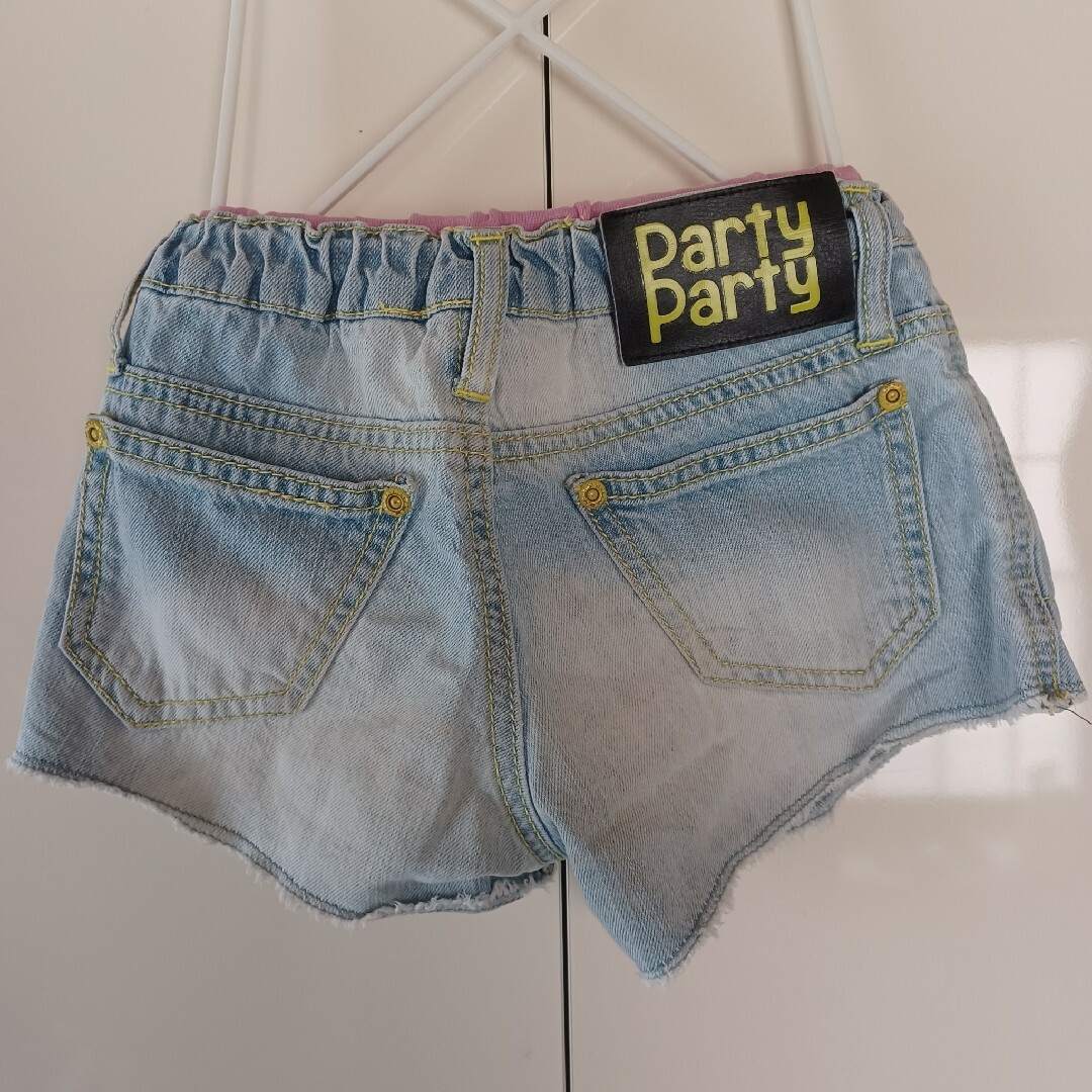 PARTYPARTY(パーティーパーティー)のパーティパーティ ショートパンツ 120cm キッズ/ベビー/マタニティのキッズ服女の子用(90cm~)(パンツ/スパッツ)の商品写真