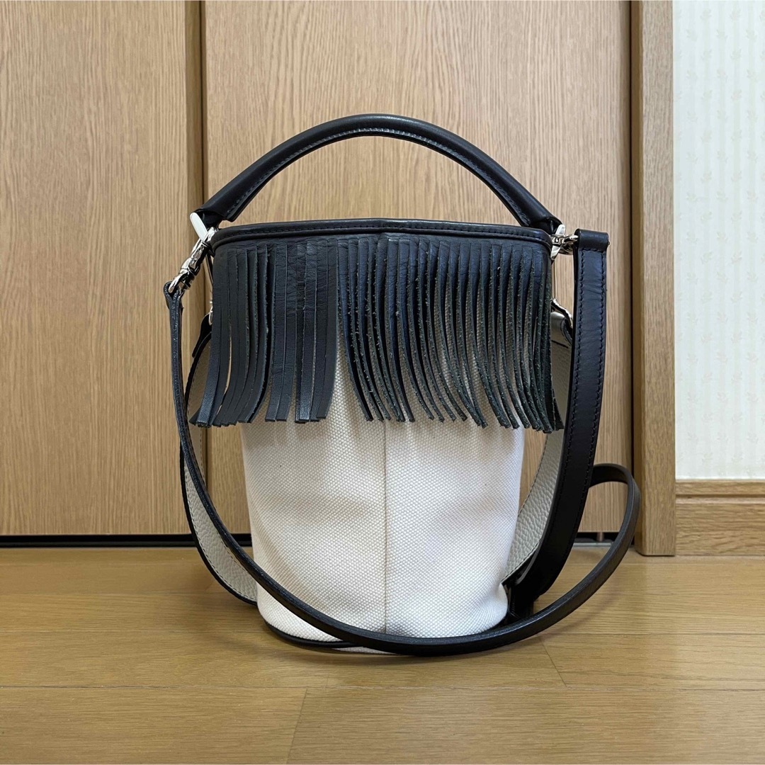 美品】ayako Fringe Bucket Bag black ストラップ付の通販 by U's shop ...