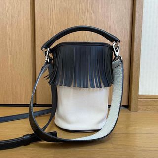 美品　AYAKOアヤコ　Fringe Bucket Bag