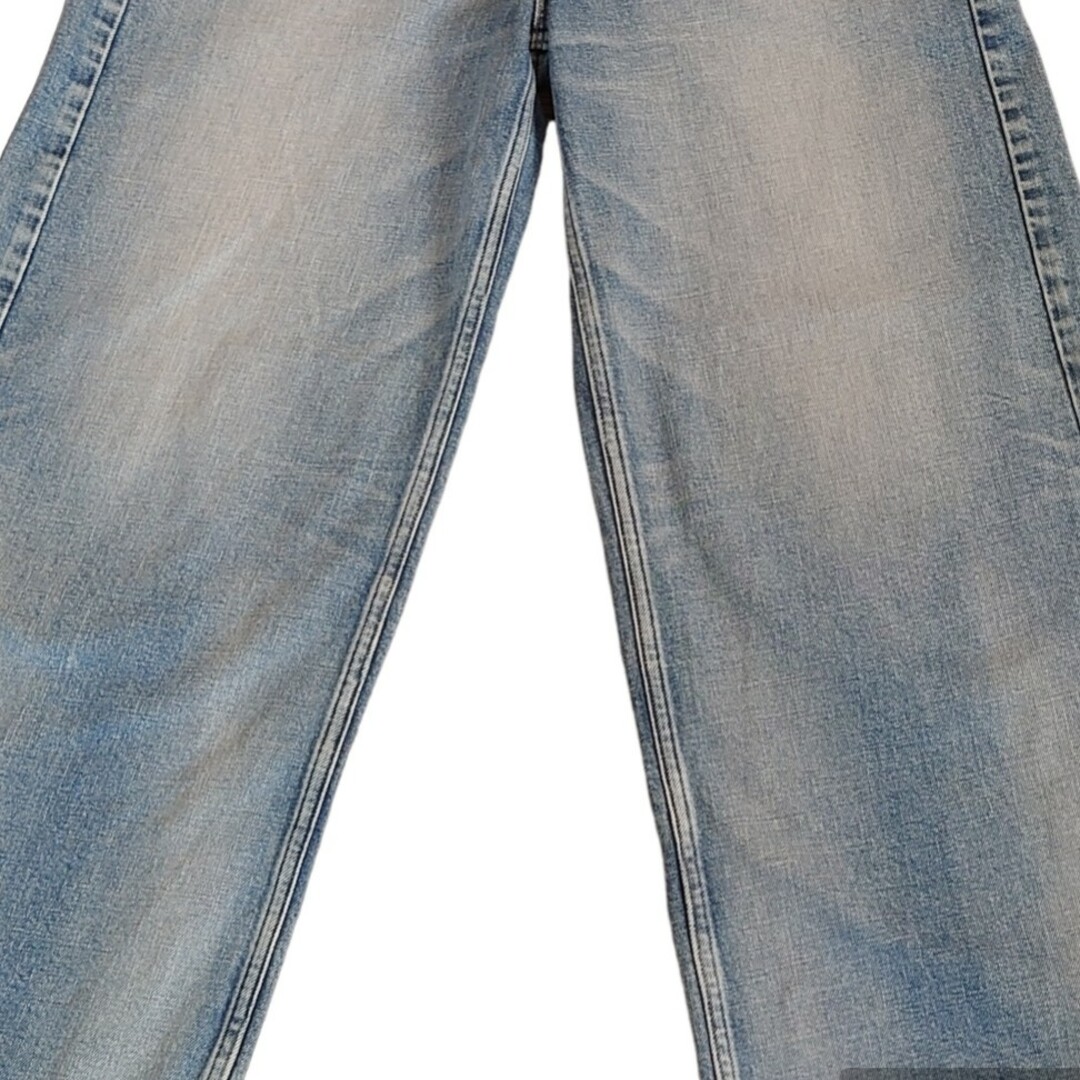 美品 アッパーハイツ ワイド デニムTHE ROBIN 25 ブルー