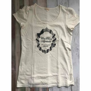 ハッシュアッシュ(HusHush)の【同梱99円^^】白×黒ロゴTシャツ☆HusHusH(Tシャツ(半袖/袖なし))