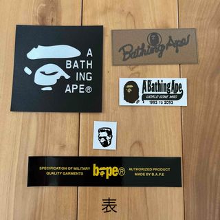 アベイシングエイプ(A BATHING APE)のA BATHING APE ステッカー(ノベルティグッズ)