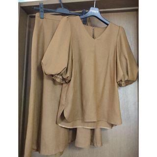 アナイ(ANAYI)の☆ご専用です☆美品　アナイ　リネンライクセットアップ　ブラウス＆スカート(セット/コーデ)