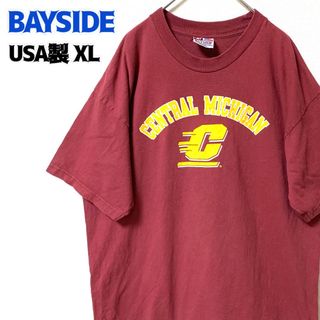 BAY SIDE - USA製 BAYSIDE Tシャツ カレッジフットボール ゆるだぼ  XL 古着