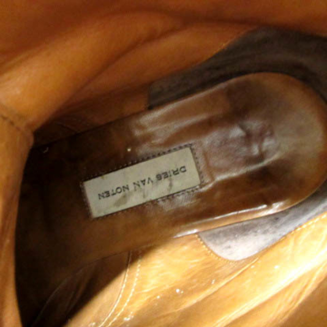 DRIES VAN NOTEN(ドリスヴァンノッテン)のドリスヴァンノッテン ショートブーツ シューズ レザー 36.5 23.5cm レディースの靴/シューズ(ブーツ)の商品写真
